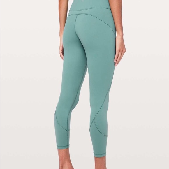Lululemon In Movement 7/8 Tight *Everlux 25" in Frosted Pine Size 8 - Picture 3 of 6